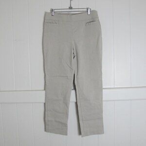 JM Collection | Casual Pants with Pull on Elastic Waist and Stretch